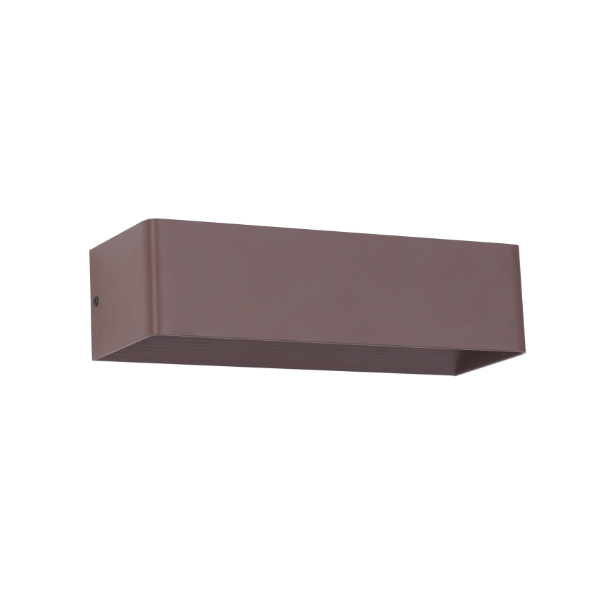 Brilagi - Applique murale extérieure LED DONNANI LED/12W/230V marron IP44