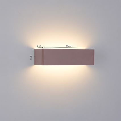 Brilagi - Applique murale extérieure LED DONNANI LED/12W/230V marron IP44