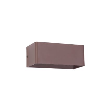 Brilagi - Applique murale extérieure LED DONNANI LED/7W/230V 20 cm marron IP44