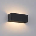 Brilagi - Applique murale extérieure LED DONNANI LED/7W/230V noire IP44