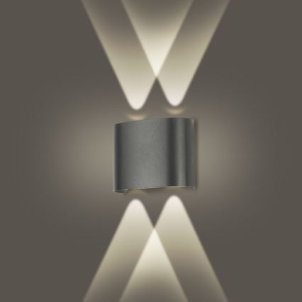 Brilagi - Applique murale extérieure LED FLAREBOX LED/4W/230V anthracite IP65