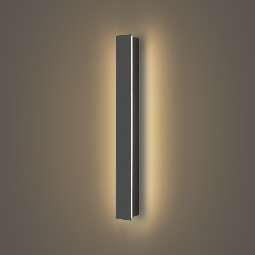 Brilagi - Applique murale extérieure LED LINEAR/12W/230V 3000K IP65 50 cm anthracite