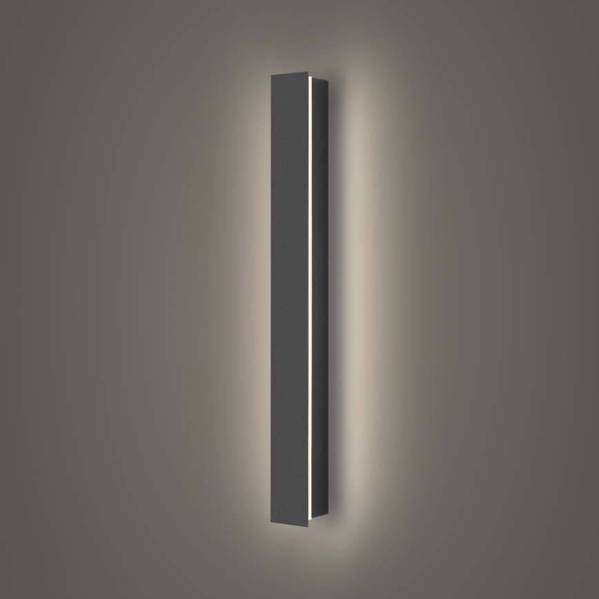 Brilagi - Applique murale extérieure LED LINEAR 12W/230V 4000K IP65 50 cm anthracite