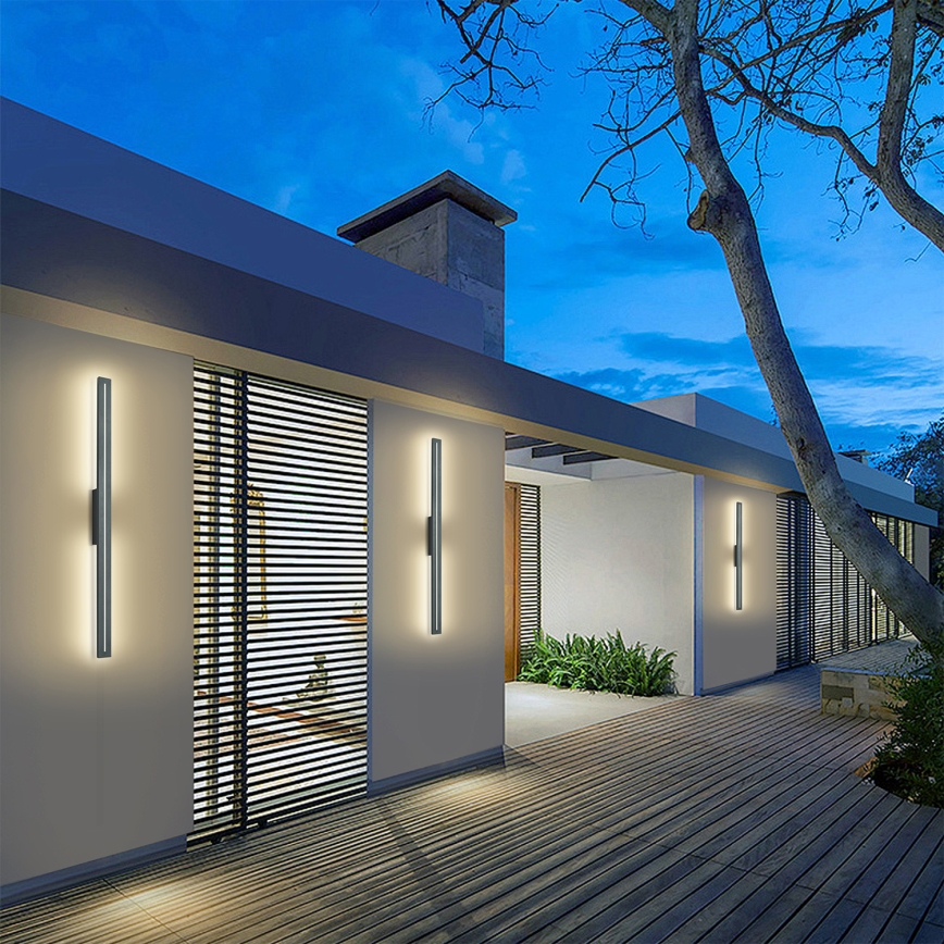 Brilagi - Applique murale d'extérieur LED LINEO LED/24W/230V 4000K IP65 100 cm anthracite