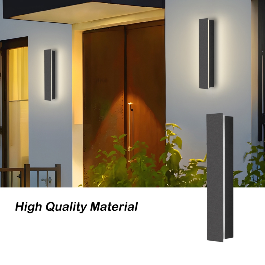 Brilagi - Applique murale extérieure LINEAR LED/8W/230V 3000K IP65 30 cm anthracite CRI 90