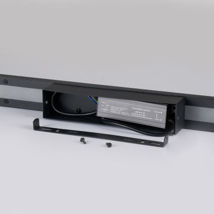 Brilagi - Applique murale extérieure LUNA LED/30W/230V 3000K IP65 150 cm noire IRC 90