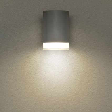 Brilagi - Applique murale extérieure MATERA 1xGU10/30W/230V gris IP54