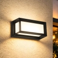 Brilagi - Applique murale extérieure PARKER LED 12W/230V avec détecteur, noir, IP44