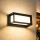 Brilagi - Applique murale extérieure PARKER LED 12W/230V avec détecteur, noir, IP44