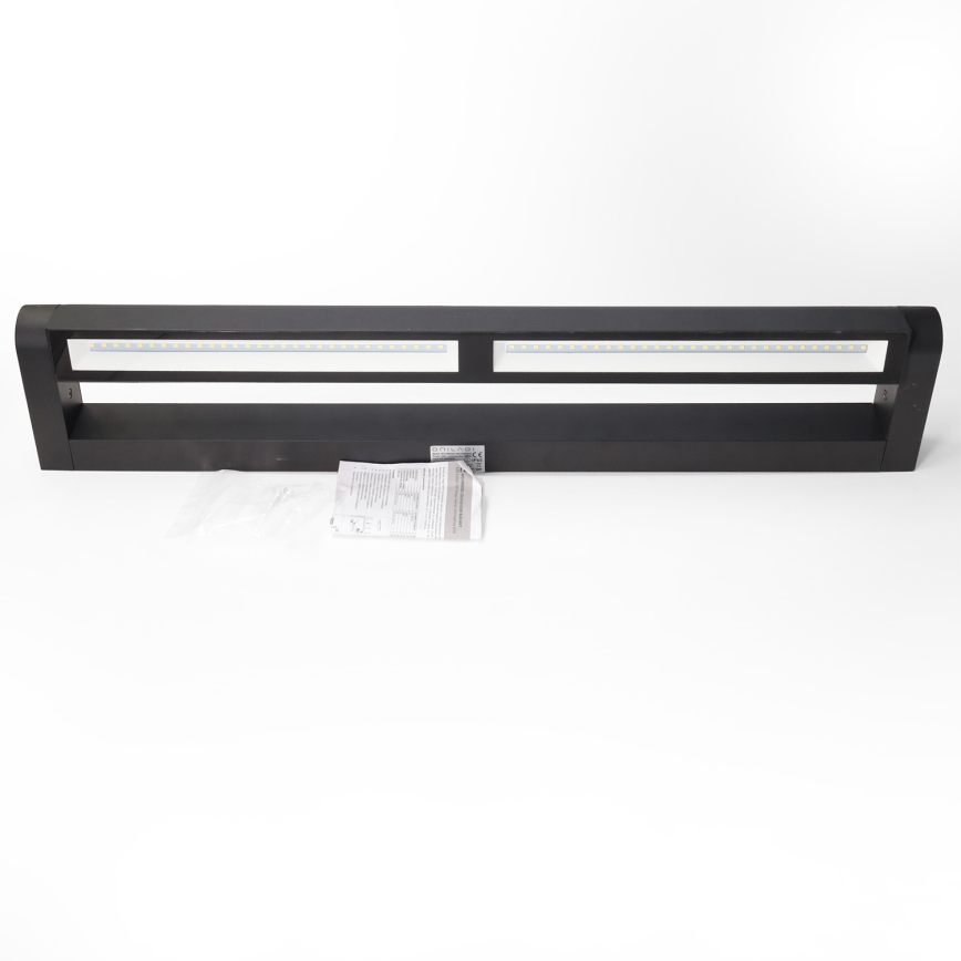 Brilagi - Applique murale extérieure SALERNO, LED 24W, 230V, 66 cm, noire, IP65