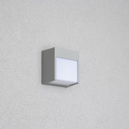 Brilagi - Applique murale extérieure TERNI LED/12W/230V gris IP44
