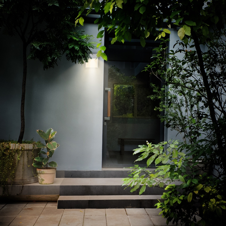 Brilagi - Applique murale extérieure TERNI LED/12W/230V gris IP44