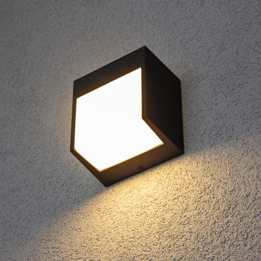 Brilagi - Applique murale extérieure TERNI LED/12W/230V noir IP44