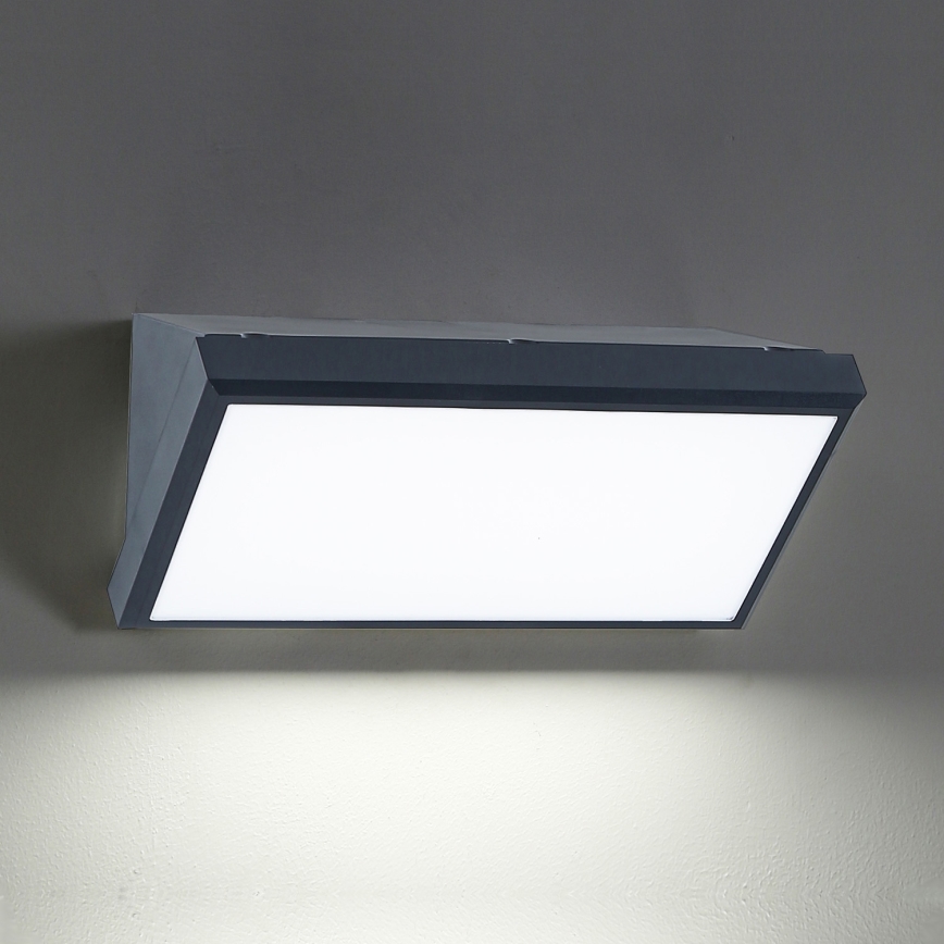 Brilagi - Applique murale extérieure TRIANGLE LED/20W/230V anthracite IP65