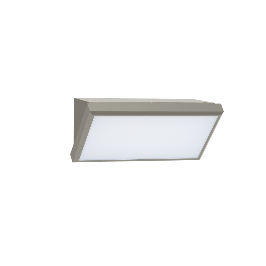 Brilagi - Applique murale extérieure TRIANGLE LED/20W/230V gris IP65