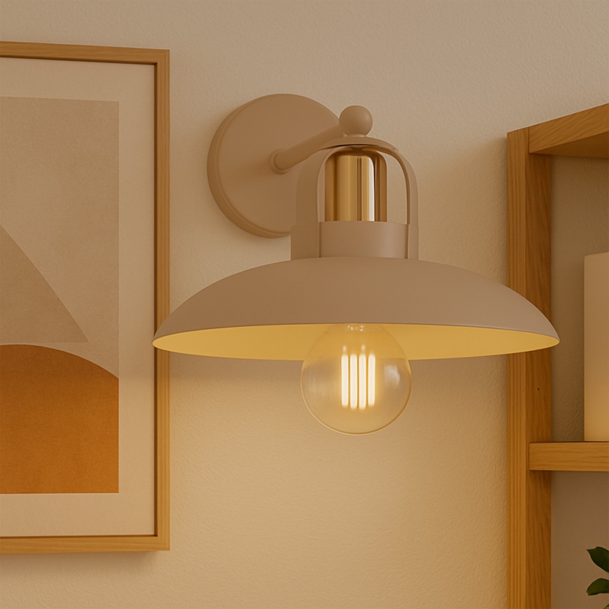 Brilagi - Applique murale FLAMENGO 1xE27/60W/230V beige