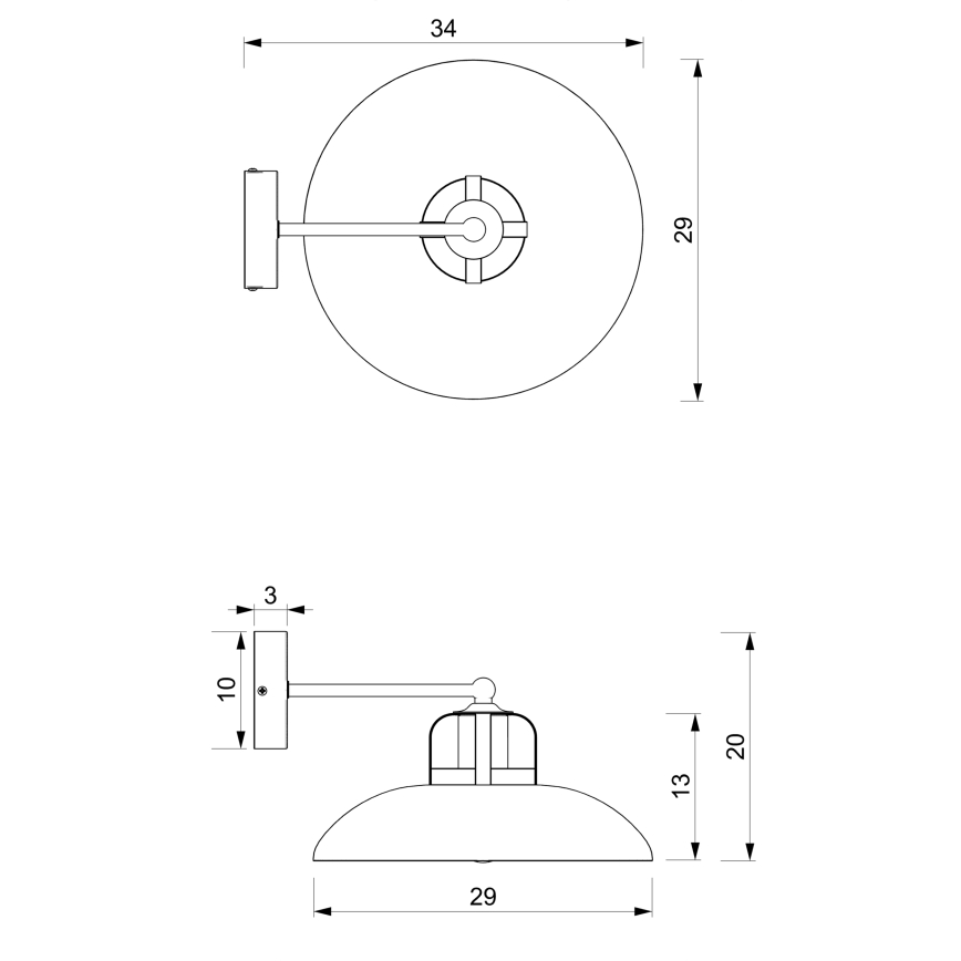 Brilagi - Applique murale FLAMENGO 1xE27/60W/230V vert