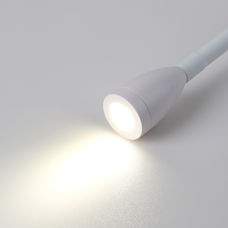 Brilagi - Applique murale flexible MAYA Double LED/4W/230V + LED/3W blanc