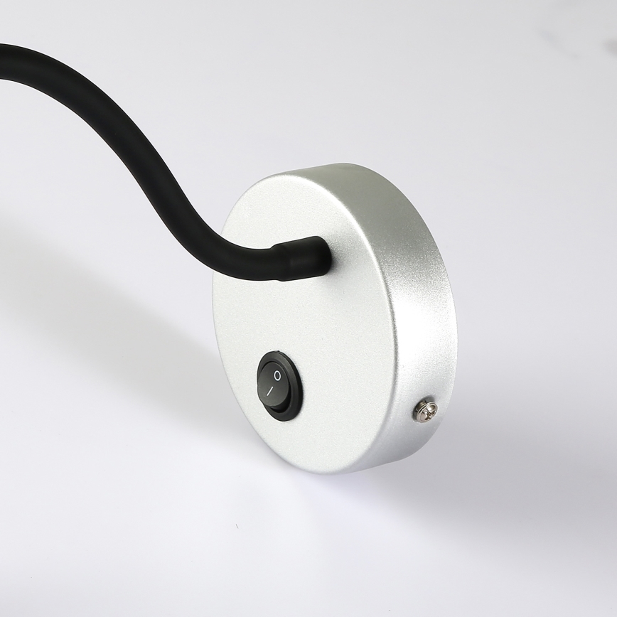 Brilagi - Applique murale flexible MAYA LED/3W/230V 4000K argent