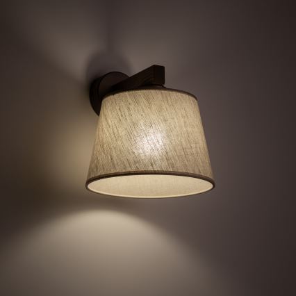 Brilagi - Applique murale LATTE 1xE27/60W/230V pin/beige
