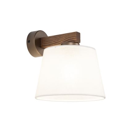 Brilagi - Applique murale LATTE 1xE27/60W/230V pin/blanc