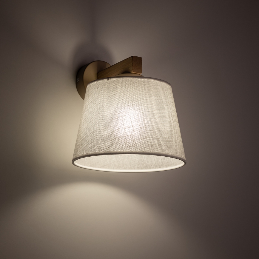 Brilagi - Applique murale LATTE SABIA 1xE27/60W/230V pin/blanc