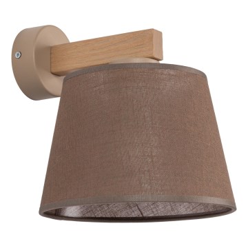Brilagi - Applique murale LATTE SABIA 1xE27/60W/230V pin/marron