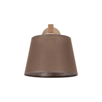 Brilagi - Applique murale LATTE SABIA 1xE27/60W/230V pin/marron