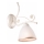 Brilagi - Applique murale LED ANTICO 1xE27/60W/230V 3000K blanc patiné