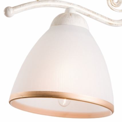 Brilagi - Applique murale LED ANTICO 1xE27/60W/230V 3000K blanc patiné