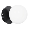 Brilagi - Applique murale LED BALL pour salle de bains, 6W, 230V, 3000/4000/6500K, IP44, noire