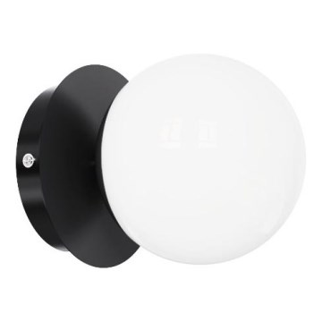 Brilagi - Applique murale LED BALL pour salle de bains, 6W, 230V, 3000/4000/6500K, IP44, noire