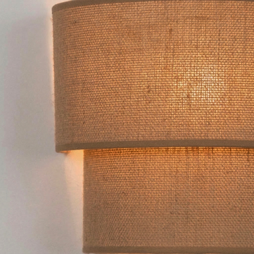 Brilagi - Applique murale LED BOHO ECO 1xE27/10W/230V beige