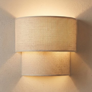 Brilagi - Applique murale LED BOHO ECO 1xE27/10W/230V crème