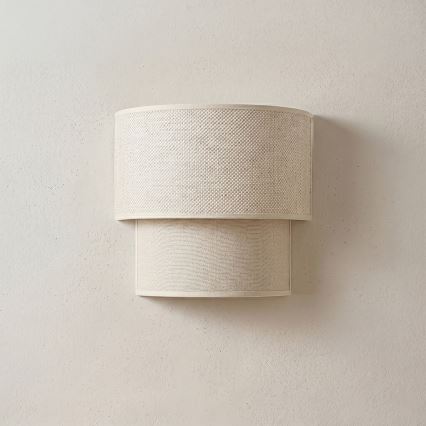 Brilagi - Applique murale LED BOHO ECO 1xE27/10W/230V crème