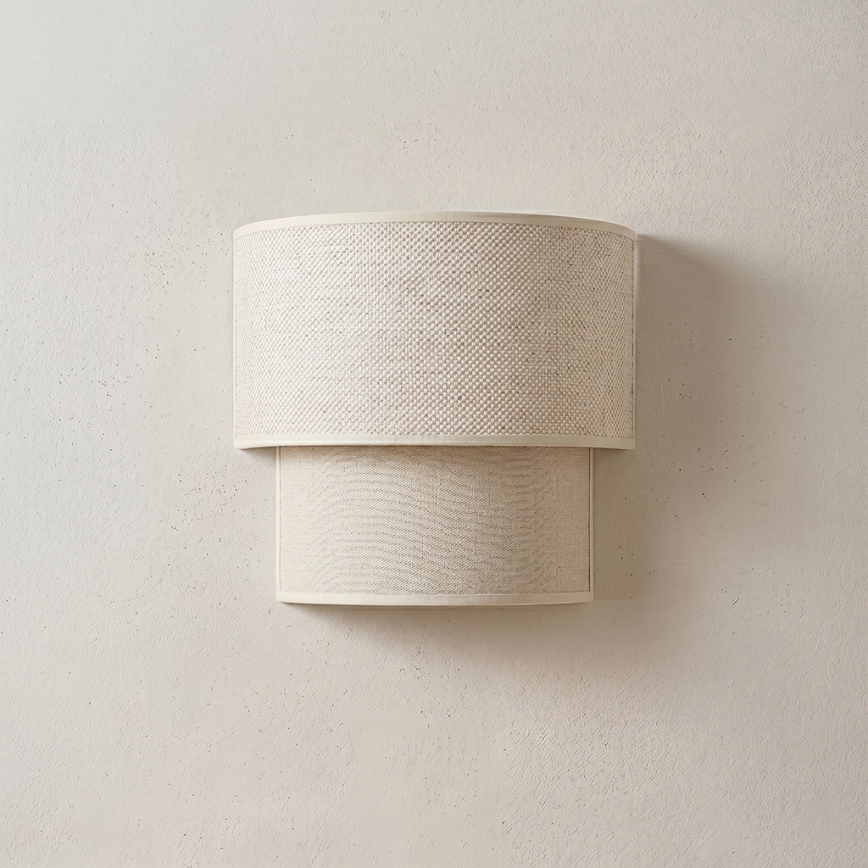 Brilagi - Applique murale LED BOHO ECO 1xE27/10W/230V crème