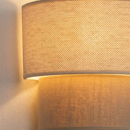 Brilagi - Applique murale LED BOHO ECO 1xE27/10W/230V crème