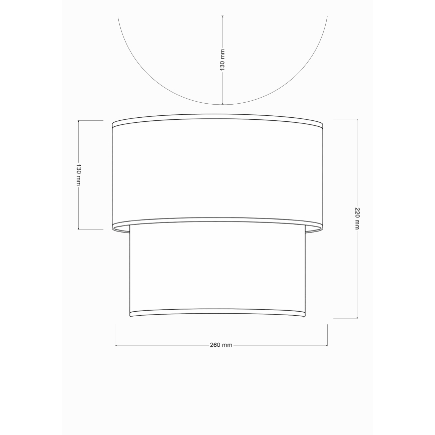 Brilagi - Applique murale LED BOHO ECO 1xE27/10W/230V crème