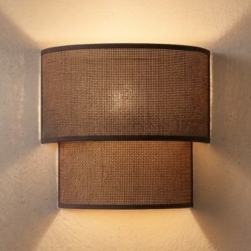 Brilagi - Applique murale LED BOHO ECO 1xE27/10W/230V marron