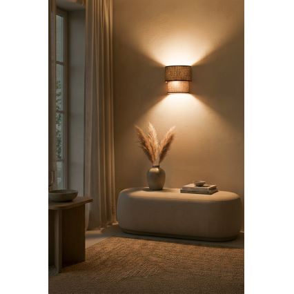 Brilagi - Applique murale LED BOHO ECO 1xE27/10W/230V marron