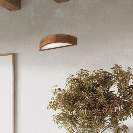 Brilagi - Applique murale LED CARVALHO 1xE27/60W/230V chêne cerise