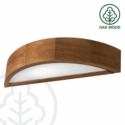 Brilagi - Applique murale LED CARVALHO 1xE27/60W/230V chêne cerise