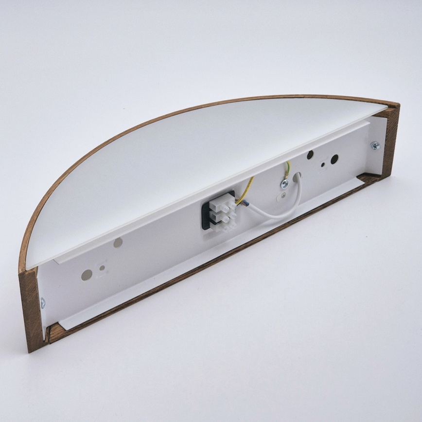 Brilagi - Applique murale LED CARVALHO 1xE27/60W/230V chêne cerise