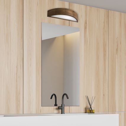 Brilagi - Applique murale LED CARVALHO 1xE27/60W/230V chêne noyer