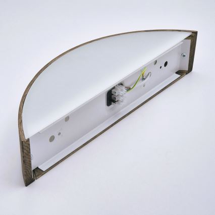 Brilagi - Applique murale LED CARVALHO 1xE27/60W/230V chêne noyer