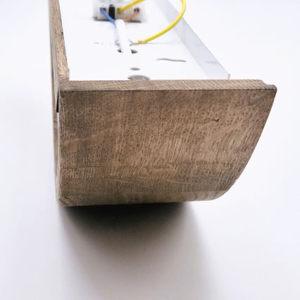 Brilagi - Applique murale LED CARVALHO 1xE27/60W/230V chêne noyer