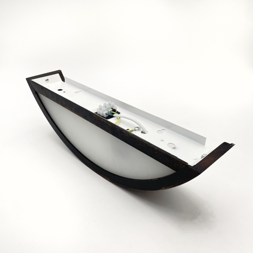 Brilagi - Applique murale LED CARVALHO SMOKEY 1xE27/60W/230V chêne