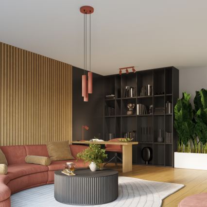 Brilagi - Applique murale LED CRESTO 1xGU10/10W/230V 10 cm rouge