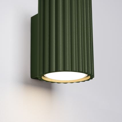 Brilagi - Applique murale LED CRESTO 1xGU10/10W/230V 10 cm verte
