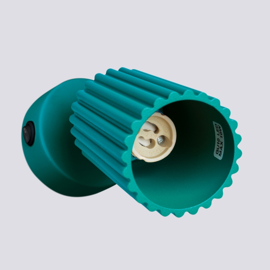 Brilagi - Applique murale LED CRESTO 1xGU10/10W/230V turquoise
